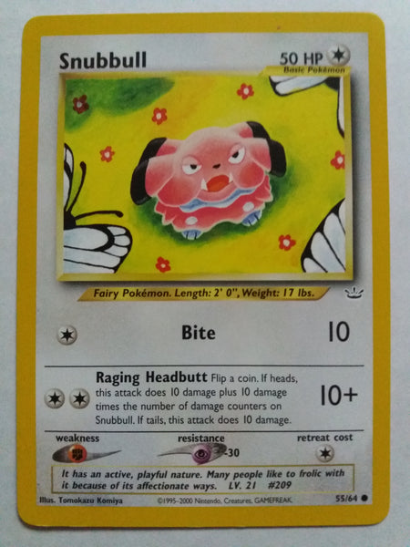 55/64 Swinub Neo Revelations Pokemon Card Nr Mint - Mint
