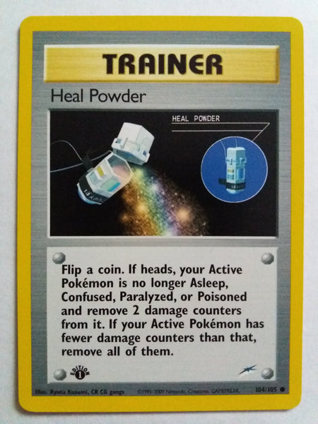 104/105 Heal Powder 1st Edition “Neo Destiny” Nr. Mint - Mint