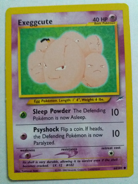 64/105 Exeggcute “Neo Destiny” Nr. Mint - Mint