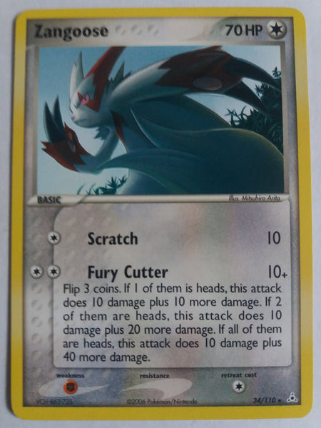 34/110 Zangoose “EX Holon Phantoms” Nr Mint – Mint