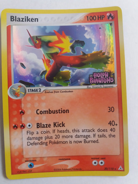 20/110 Blaziken Rev Holo“EX Holon Phantoms” Nr Mint – Mint