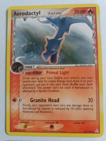 35/110 Aerodactyl “EX Holon Phantoms” Nr Mint – Mint