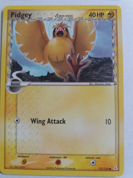 77/110 Pidgey “EX Holon Phantoms” Nr Mint – Mint