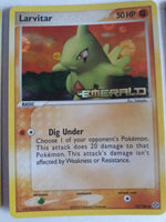 53/106 Larvitar Rev Holo EX Emerald Set Nr Mint – Mint