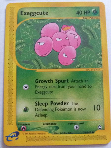 76/147 Exeggcute Aquapolis Nr Mint – Mint