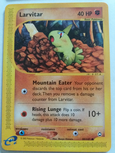 89/147 Larvitar Aquapolis Nr Mint – Mint