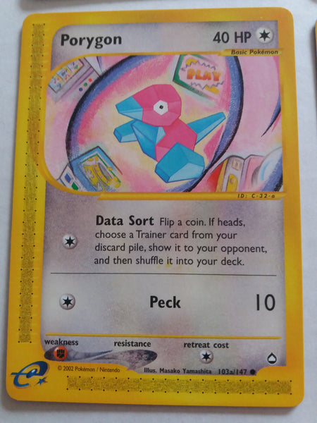 103a/147 Porygon Aquapolis Nr Mint – Mint