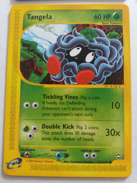 112/147 Tangela Aquapolis Nr Mint – Mint