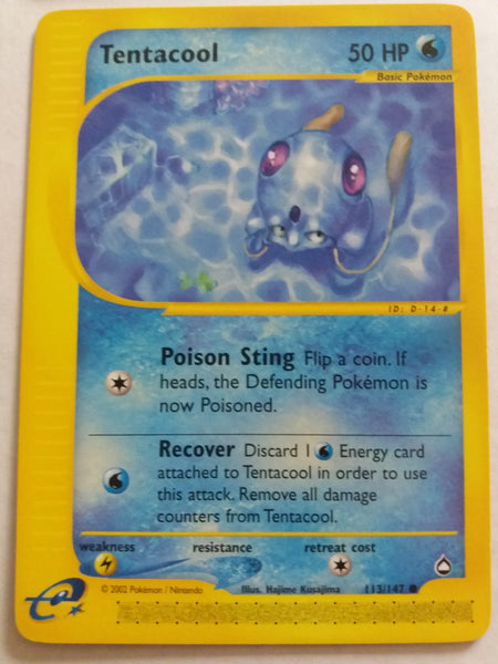113/147 Tentacool Aquapolis Nr Mint – Mint