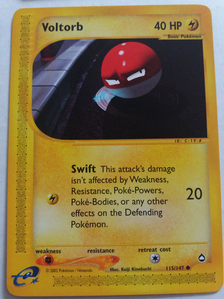 115/147 Voltorb Aquapolis Nr Mint – Mint