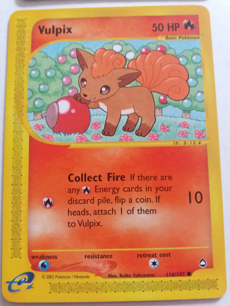 116/147 Vulpix Aquapolis Nr Mint – Mint