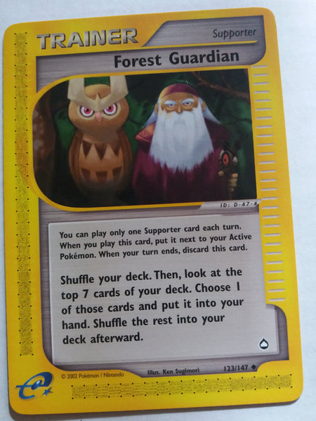 123/147 Forest Guardian Aquapolis Nr Mint – Mint