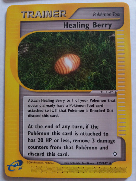 125/147 Healing Berry Aquapolis Nr Mint – Mint