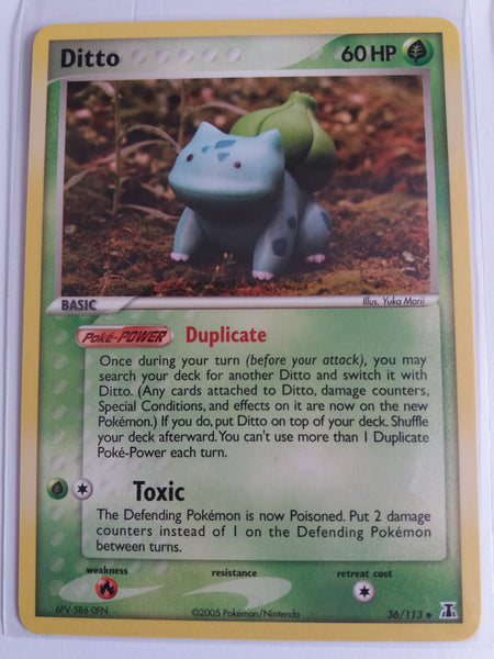 36/113 Ditto Ex Delta Species Nr Mint – Mint
