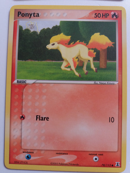 78/113 Ponyta Ex Delta Species Nr Mint – Mint