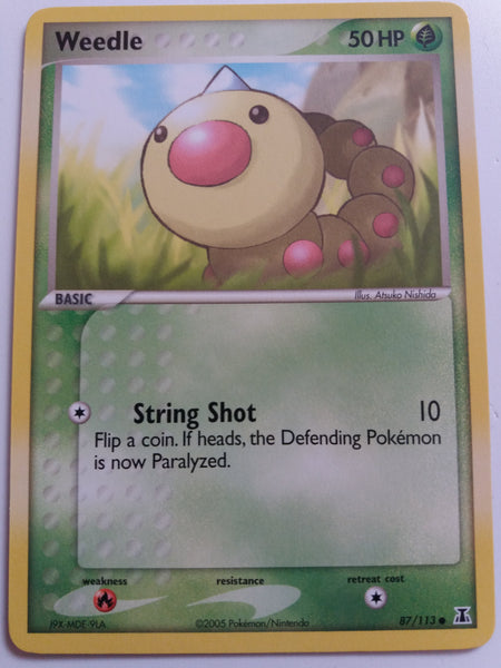 87/113 Weedle Ex Delta Species Nr Mint – Mint