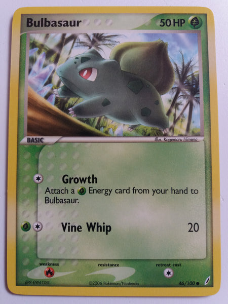 46/100 Bulbasaur Non Holo Ex Crystal Guardians Set Nr Mint – Mint