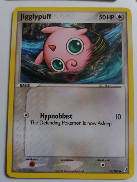 53/100 Jigglypuff Non Holo Ex Crystal Guardians Set Nr Mint – Mint