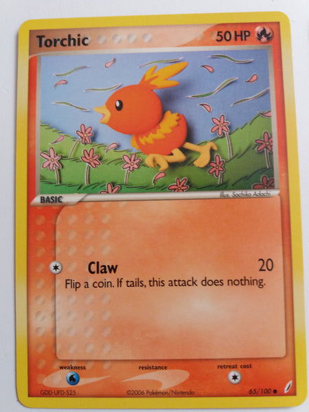 65/100 Torchic Non Holo Ex Crystal Guardians Set Nr Mint – Mint