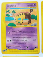 58/144 Girafarig Common Non Holo Skyridge Set Nr Mint - Mint