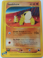 92/144 Sandshrew Common Non Holo Skyridge Set Nr Mint - Mint