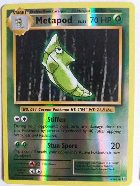 4/108 Metapod “Evolutions” Reverse Holo Nr. Mint – Mint