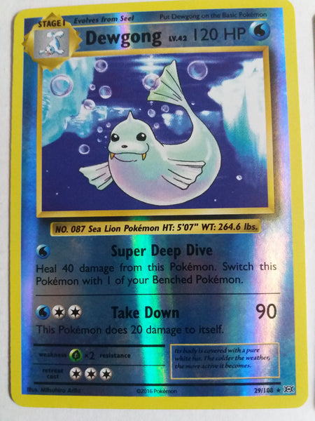 29/108 Dewgong “Evolutions” Reverse Holo Nr. Mint – Mint