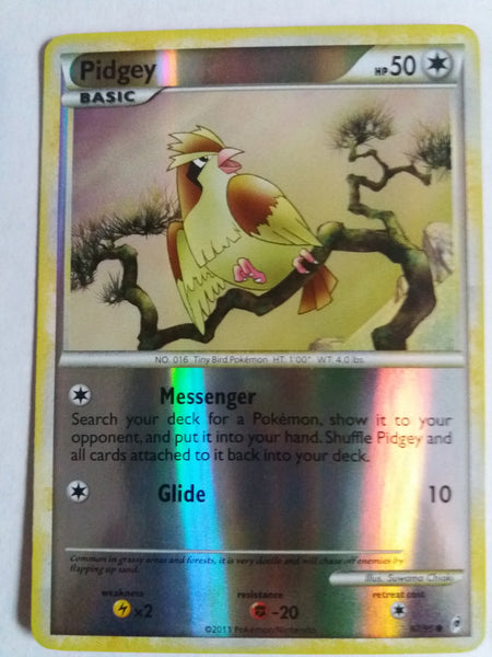 67/95 Pidgey Rev Holo Call Of Legends Set Nr Mint – Mint