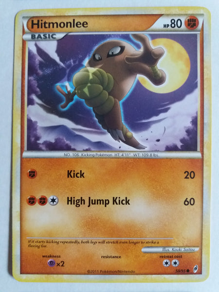 58/95 Hitmonlee Non Holo Call Of Legends Set Nr Mint – Mint