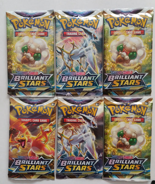 Pokemon 1 x SwSh9 Brilliant Stars Single Booster Pack (Random) PokemonCardShop Pokemon 1 x SwSh9 Brilliant Stars Single Booster Pack (Random) PokemonCardShop