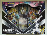 ARCEUS V FIGURE COLLECTION BOX POKEMON CARDS