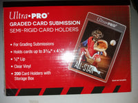 New Ultra Pro Semi Rigid Card Holders 3 3/16 x 4 1/4 Toploaders Pack of 200