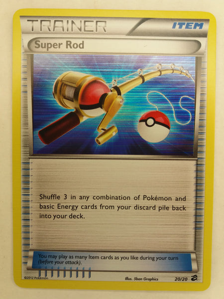 20/20 Super Rod Holo Dragon Vault Pokemon Card Nr Mint - Mint