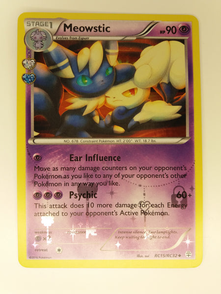 RC15/RC32 Meowstic Holo Uncommon Radiant Collection Set Generations Ca PokemonCardShop RC15/RC32 Meowstic Holo Uncommon Radiant Collection Set Generations Ca PokemonCardShop