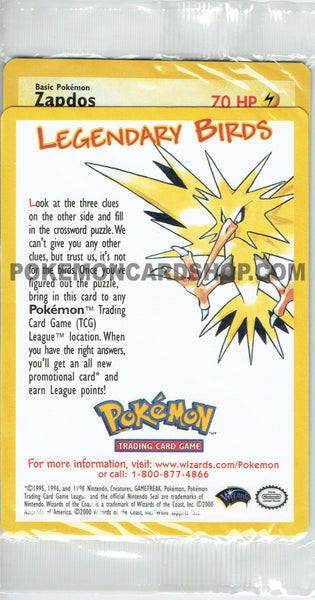 23 Zapdos Promo Sealed Pokemon Card Nr Mint - Mint PokemonCardShop 23 Zapdos Promo Sealed Pokemon Card Nr Mint - Mint PokemonCardShop