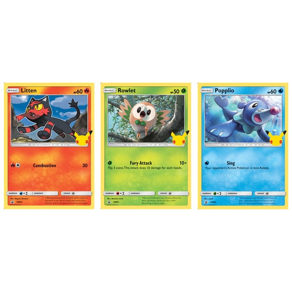 Pokmon Trading Card Game 25th Anniversary Alola Starters Pack PokemonCardShop Pokmon Trading Card Game 25th Anniversary Alola Starters Pack PokemonCardShop