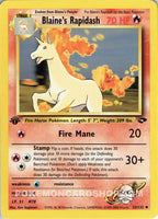 33/132 1st Ed Blaine's Rapidash Gym Challenge Set Nr Mint - Mint