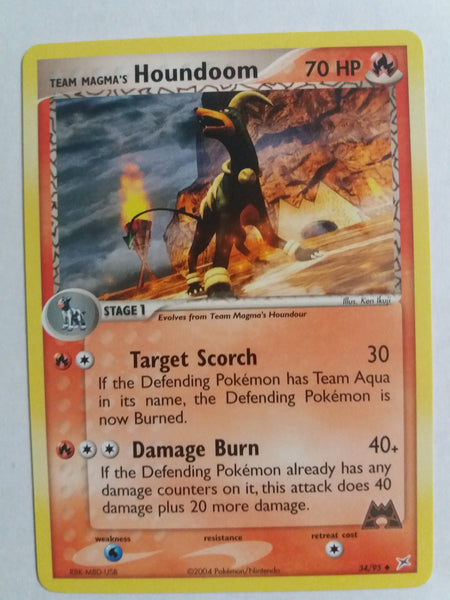 34/95 Team Magma’s Houndoom “EX Team Magma vs Team Aqua” Nr. Mint – Mint