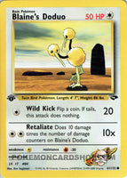 61/132 1st Ed Blaine's Doduo Gym Challenge Set Nr Mint - Mint