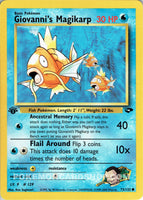 73/132 1st Ed Giovanni's Magikarp Gym Challenge Set