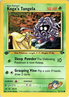 81/132 1st Ed Koga's Tangela Gym Challenge Set