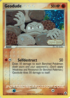 53/92 Geodude Rev Holo Ex Legend Maker set Nr Mint - Mint